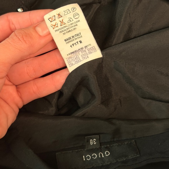 VTG GUCCI Black Pencil Skirt - Reserved - Picture 7 of 7